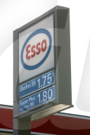 Tankstelle, hohe Benzinpreise nach Hurrikan Katrin (USA), Zürich 2005