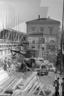 WK 2: Wiederaufbau des Bahnhofes, Schaffhausen 1946