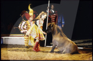 Zirkus Knie: Géraldine-Katharina Knie mit Pony, ca. 1985