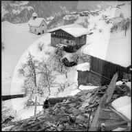 Lawine  bei Unterschächen 1967