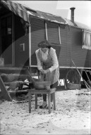 Wäsche im Winterlager 1942