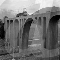 Eisenbahnbrücke, Swiss Miniature Melide, 1959