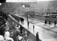 Olympische Spiele Helsinki 1952: Einmarsch der Schweizer 