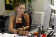 Tina Masafret als KV-Lehrtochter bei der ZKB, 2004