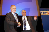 FDP-Delegiertenversammlung 2004: Georges Theiler, Rolf Schweiger
