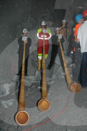 Lötschbergtunnel 2005; Nach dem Durchstich