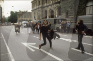 Demonstrationen im Stadtzentrum von Bern 1980