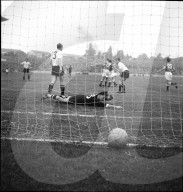 Fussball-WM-Halbfinal 1954: Deutschland - Oesterreich; Torhüter Zeman