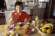 Maria Walliser zu Hause 1989
