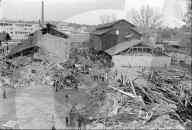 Abbruch einer Ziegelei in Zürich Giesshübel 1971
