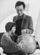 Köbi Kuhn mit Tochter Viviane 1978