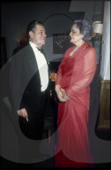 Begum Aga Khan in Gstaad, Neujahr 1980 