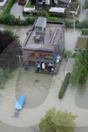 Hochwasser Schweiz 2005: Sarnen, August 2005