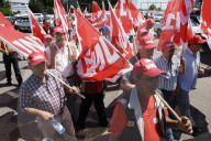 Taxistreik im Flughafen Zürich-Kloten 2005