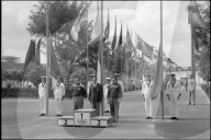 Olympische Spiele Rom 1960: Siegerehrung Freies Gewehr mit Spillmann