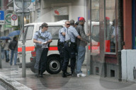 Polizeikontrolle in der Zürcher Langstrasse, 2005