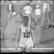 Rom 1960: Final 800m; Christian Wägli nach dem Rennen