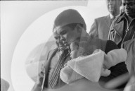 Muhammad Alis Ankunft in Zürich-Kloten 1971