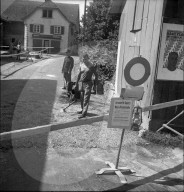 Absperrung wegen Maul- und Klauenseuche, 1946