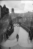 Soldaten bei Fronleichnam-Prozession in Freiburg 1941