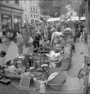 Flohmarkt in Genf; 1953