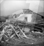 Feuerwerkfabrik in Oberarth durch Explosion zerstört 1948