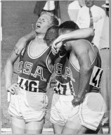 Rom 1960: Final 400m Hürden; 2. Cushman, 1. Davis, 3. Howard