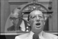Nationalratsdebatte über Tschernobyl: Hansjürg Weder, 1986