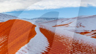 NEWS - Schnee in der Sahara