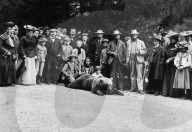 Letzter erlegter Bär in der Schweiz, Schuls 1904