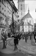 Studenten bei Fronleichnam-Prozession in Freiburg 1941