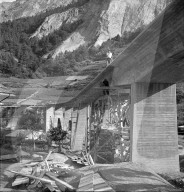 Viadukt Sembrancher-Châble im Bau; 1952