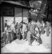Quarantäne-Lager für Auslandschweizer in Neuenburg 1945
