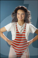 Miss Schweiz 1984: Silvia Affolter in Sportkleidung