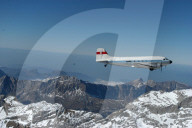 DC-3 über den Glarner Alpen