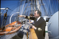 Kapitän Perewotschnikow; Russisches Segelschulschiff "Sedov" 1990