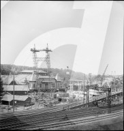 Brückenbau bei der Reitschule in Bern 1939