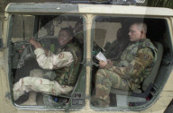 Amerikanische Soldaten in Bagdad