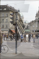 Demonstration im Stadtzentrum von Bern 1980