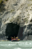 River Rafting auf dem Vorderrhein bei Versam, 2004