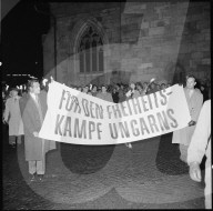 Solidaritätskundgebung für Ungarn, Zürich 1956