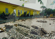 Beschlagnahmte Waffen in Ruanda 1994