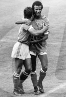 Fussball-WM in Spanien 1982: Frankreich - Oesterreich; Giresse, Tigana