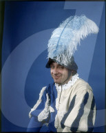 Kabarettist Emil Steinberger als Ritter 1978