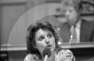 Nationalratsdebatte über Tschernobyl: Anita Fetz 1986