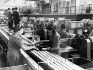 Zigatrettenfabrik Burrus, Boncourt, um 1960