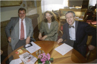 Toni Bortoluzzi, Brigitta Gadient und Peter Vollmer, 1996
