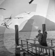 Flitterwochen von Franz Josef und Gina von Liechtenstein in Lugano, 1943
