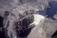 Der Hoover-Staudamm im Black Canyon, 1983