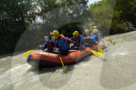 River Rafting auf dem Vorderrhein, 2004